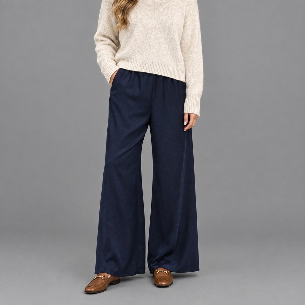J.Crew Cosmo Pants Womens Size Medium Tall Relaxed Wide Leg Luster Charmeuse NWT